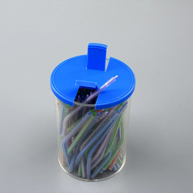 2022 Mix Color Dental Tubes Disposable Air Water Syringe Tip 3-Way Syringe