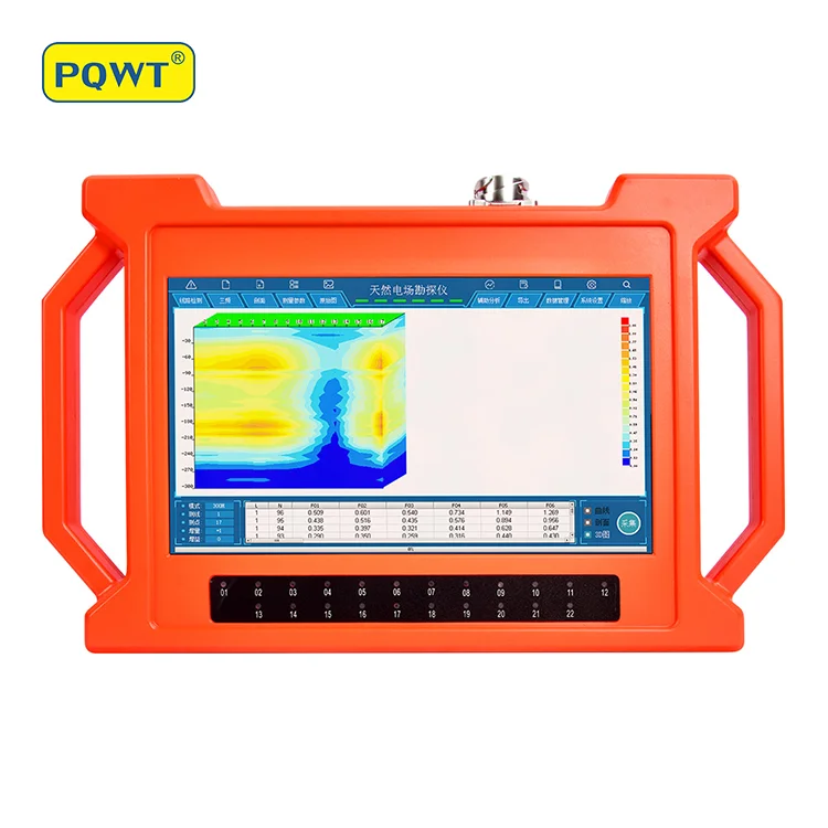 PQWT GT Series Multi Channel Quick Detection Groundwater Auto Analysis 3D Map Profiling Underground Water Detector