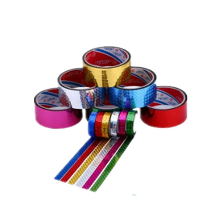 New Design waterproof reflective waterproofingno noise opp acrylic tape holographic adhesive grip tape Decorative infrared tape