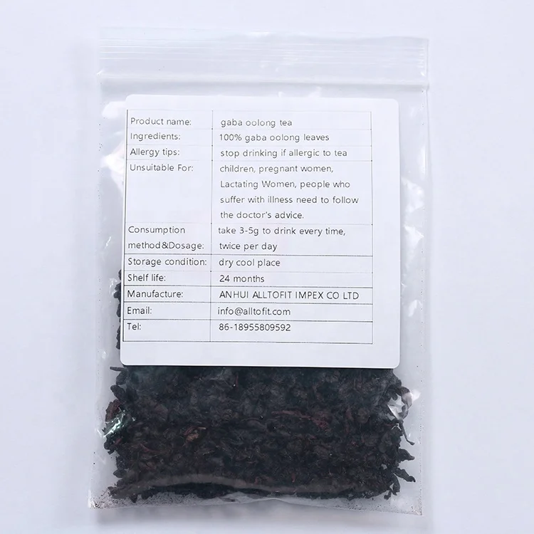 Заводская поставка длинный чай jia ye тайваньский gaba oolong чайные листья с вашим логотипом