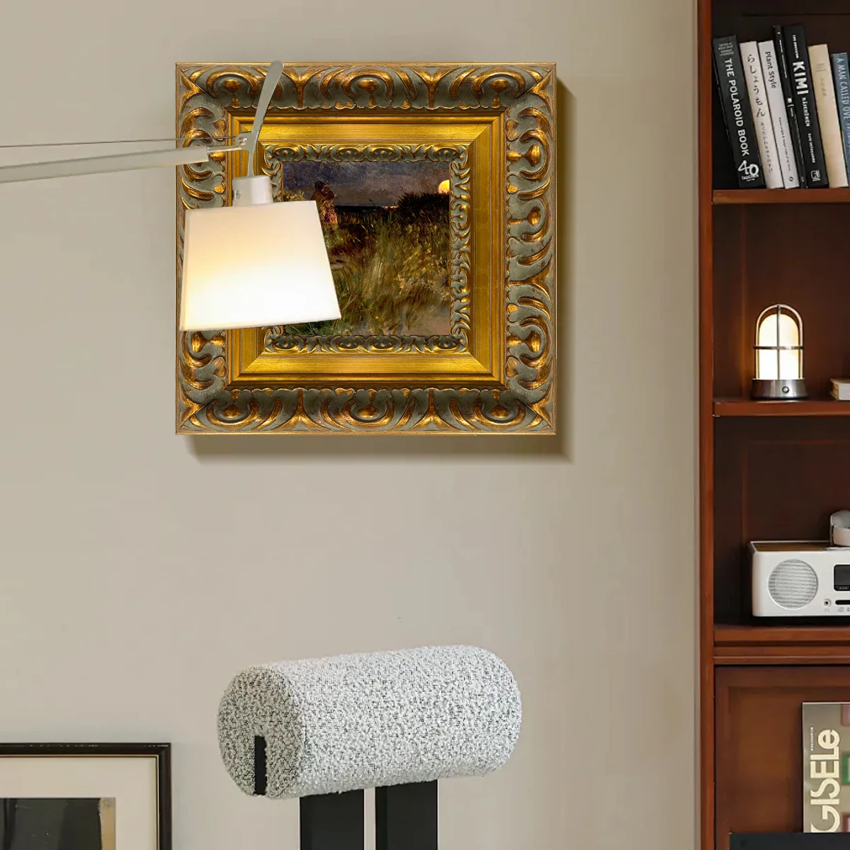 Classic European Wall Decor Small Picture Frames Custom DIY Solid Wood Picture Frames for Home Hotel Art Gallery