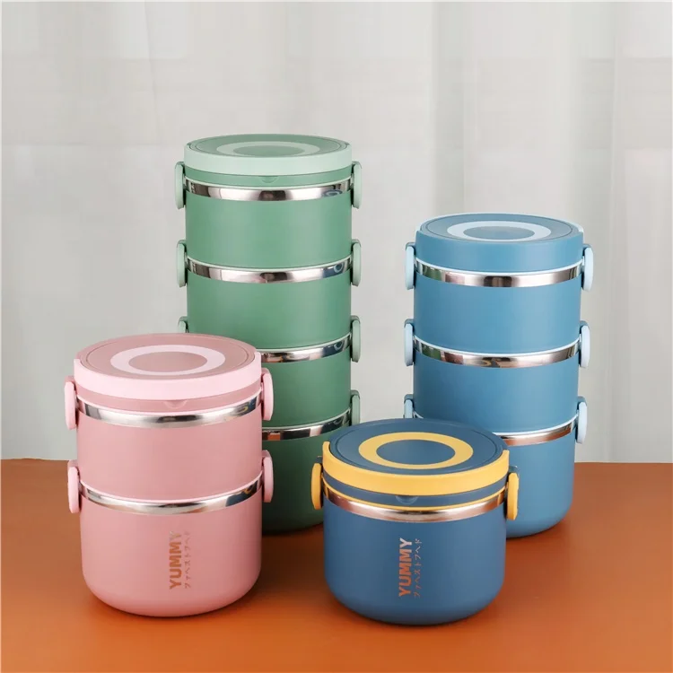 Different Layer Thermal Lunch Box Vegetables Food Container Bento Lunch Box