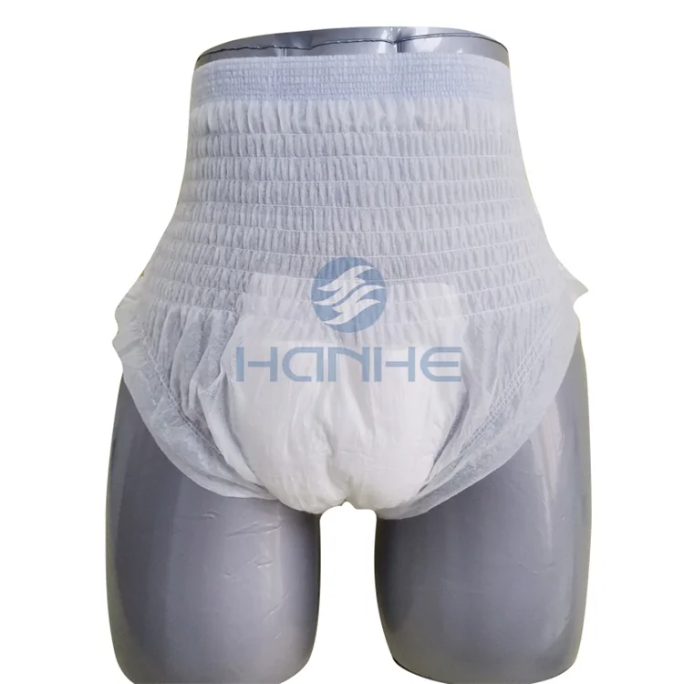 Factory Stock A Grade  Printed Adult Pants Diapers Stock For Elderly People Women