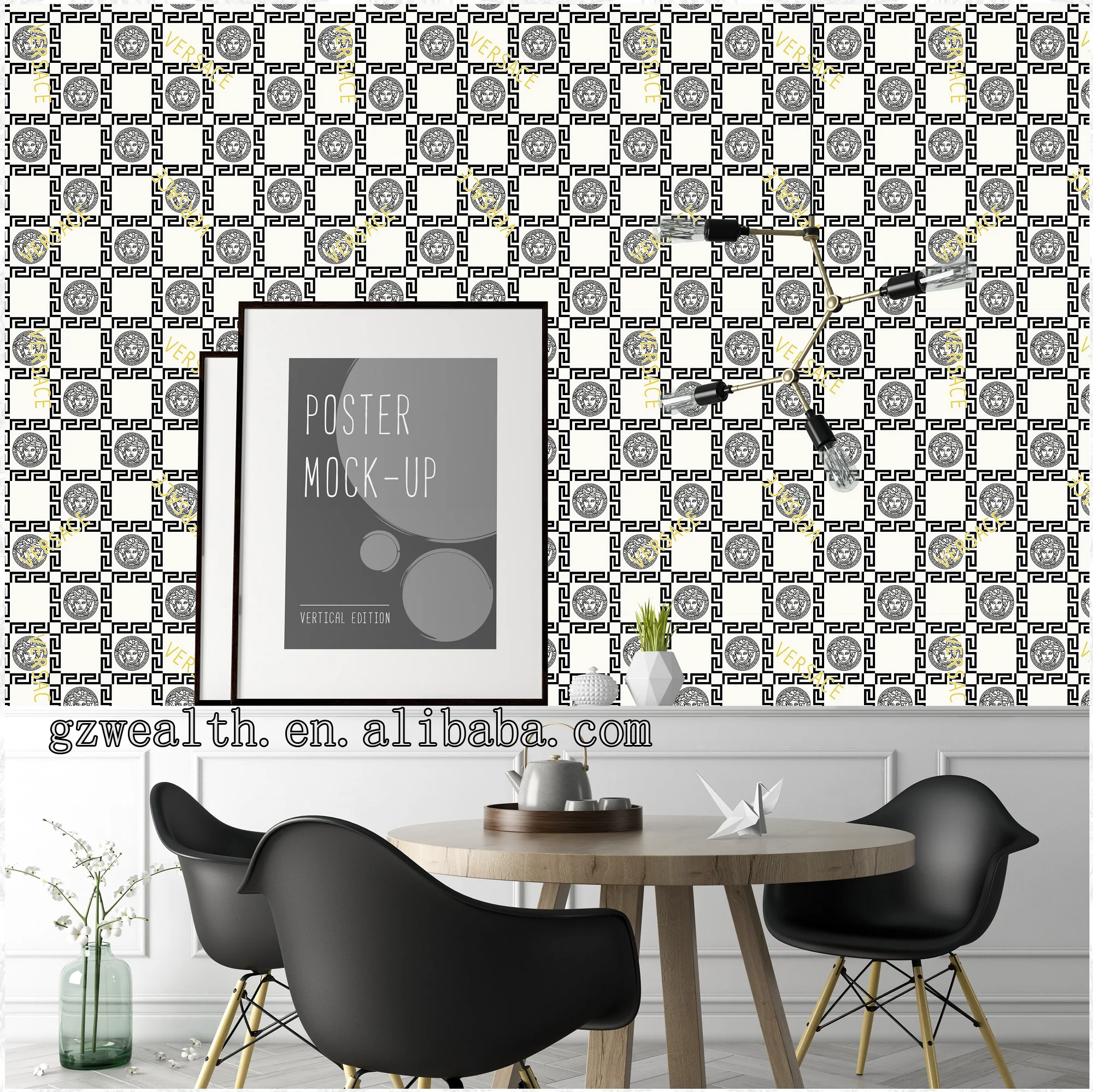 Luxury high quality wallpaper with modern design for wall decoration suitable for office hotel home apartment commercial purpose