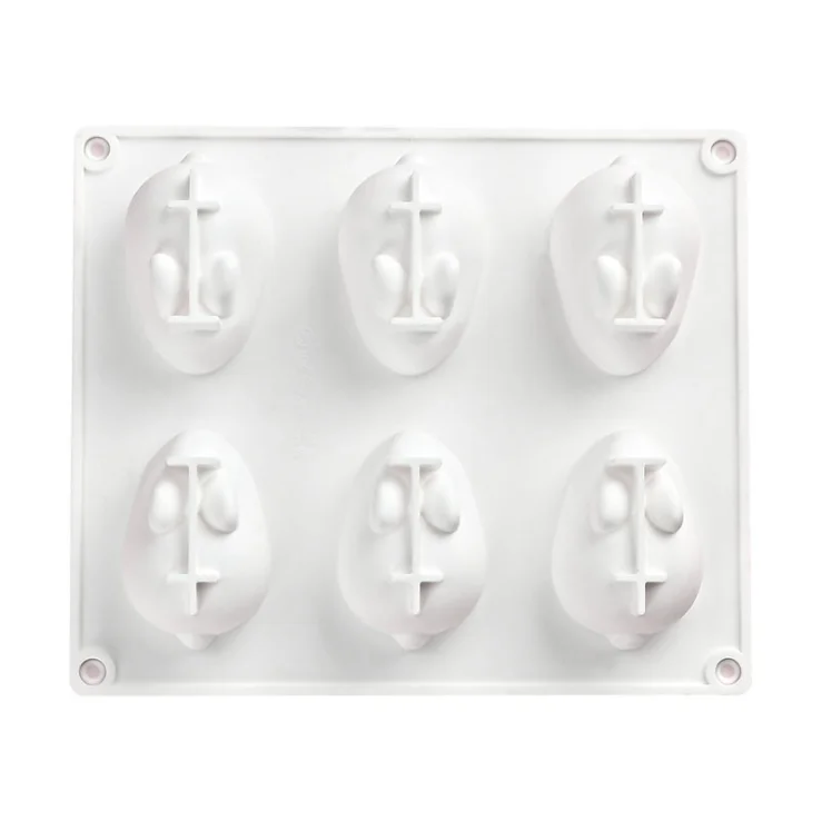 BPA Free Truffle Bakeware Mousse Mould Silicone 3D Rabbit Cake Mold Dessert Maker Baking Pastry Decorating Accessories Bunny