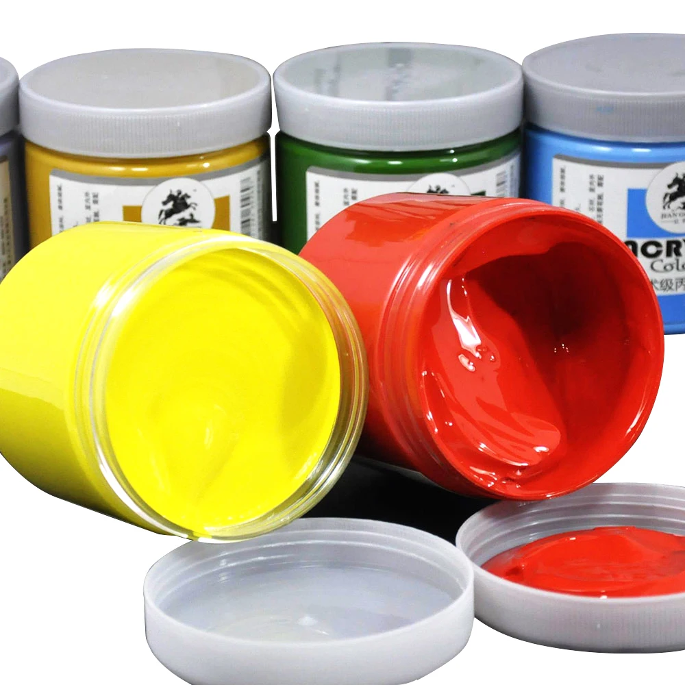 Vibrant Colors Water Proof 500 ml Acrylic Paint for Beginners Professionals and Artists