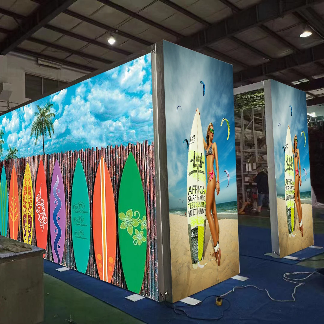 10x10 High Quality Quick Setup Portable Aluminum Trade Show Equipment Display Light Box Exhibition Booth