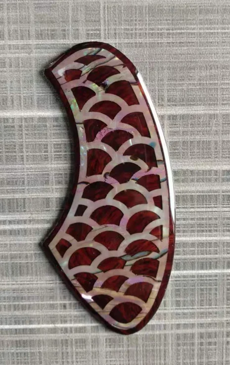 Ukulele shell carving pickguard Celluloid pickguard Source guitar pickguards manufacturer