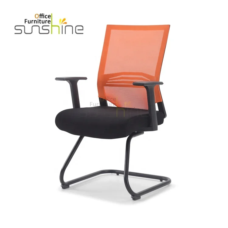Comfortable Mesh Visitor Chair  For Guests & Mesh back meeting Office  chair for conference room