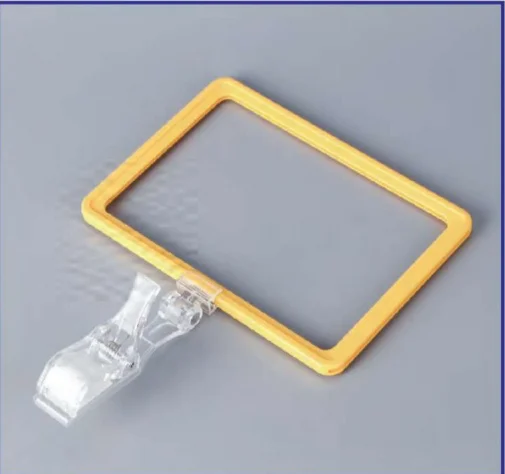 POP display clip plastic price tag holder sign holder tabletop display stand for frames