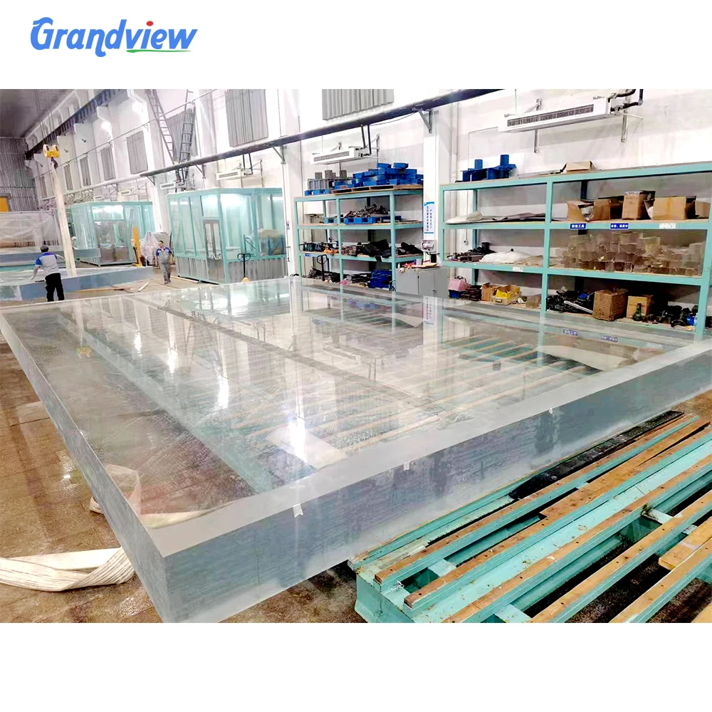 70mm acrylic sheet large swimming pool acrylic glass pool for villa