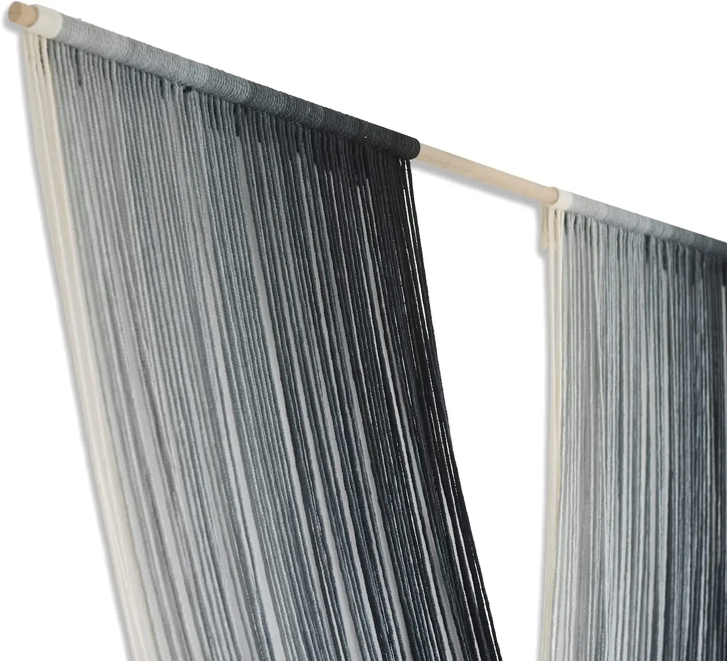 Tie-Dye Macrame Wall Hanging Large Bohemian Yarn Tapestry Wall Decor