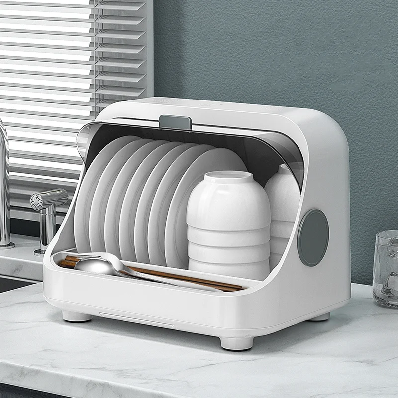 Кухонные УФ-стойки для дезинфекции посуды с крышкой многофункциональная сушилка