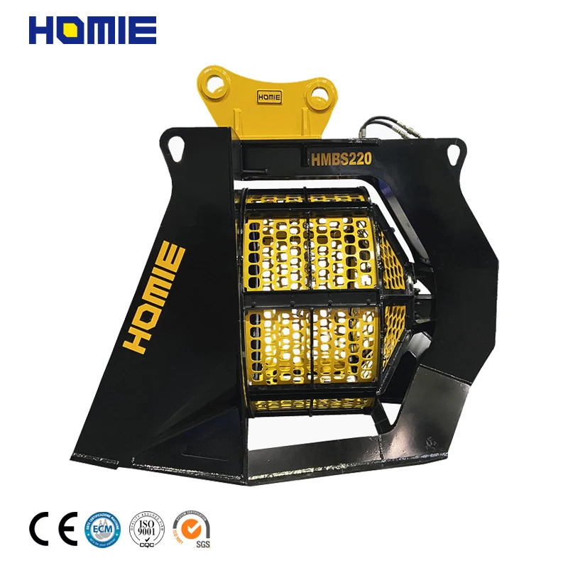 Screening Bucket Crushing Outlaw Padding Buckets Mini Screening Bucket for 10-17 ton excavator