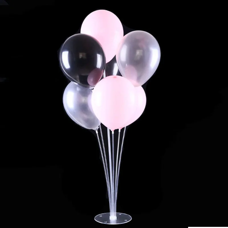 Wholesale 70cm Birthday Decoration Large Transparent Led Balloon Stick Bracket Latex Balloon Stick Stand
