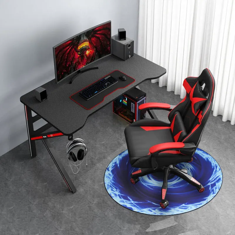 Custom Anti-slip Office Gaming Chair Mat RGB Game Mat Rubber Mat