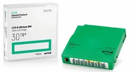 HPE LTO Ultrium 8 Data Cartridge Q2078A 12TB-30TB