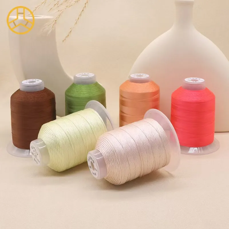 420D/3 Polyester Yarn Economic Price High Strength Thread TEX135 For Leather