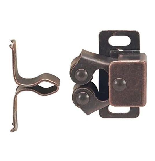Cabinet Door Stopper Magnetic Roller Catch Closet Cabinet Double Spring Roller Catch