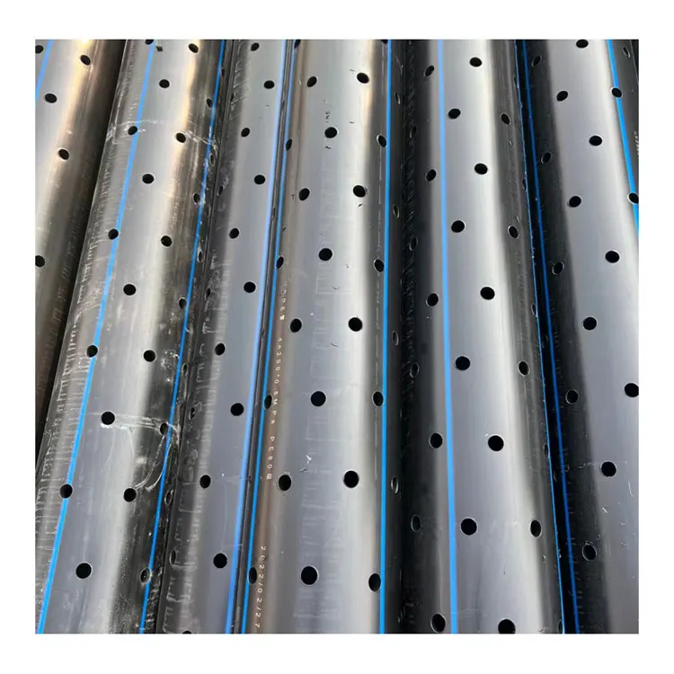 hdpe perforated irrigation pipe hdpe water irrigation pipes