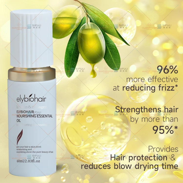 Huati Sifuli elybiohair Factory Price Keratin Protein Smoothly Hair collagen Shampoo Natural Extract Oem Wholesale For Home Use