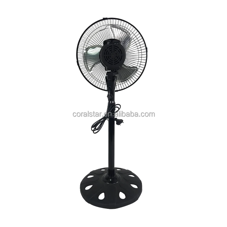 New simple desgin 10 inch room school use air cooling electric stand fan hot sale to africa