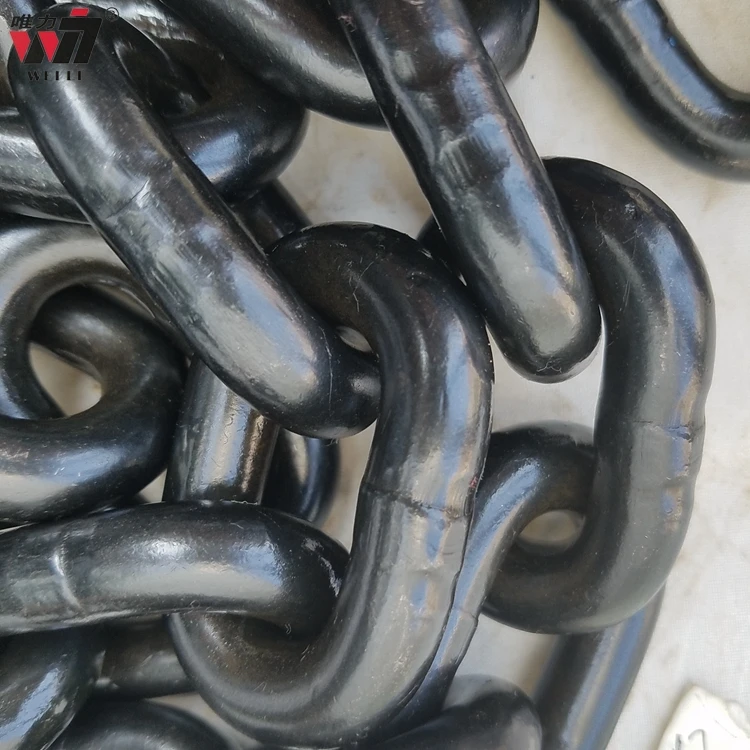 Construction material lifting equipment black lifting load chain g80 alloy steel