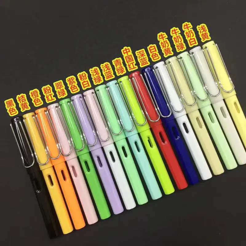 Лидер продаж 2022 каллиграфические ручки с индивидуальным логотипом набор дешевых пластиковых перьевых ручек ручки-ролики для школы и