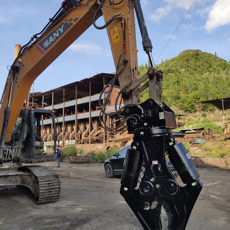 New Dual-Cylinder Hydraulic Shear Excavator Attachment Double cylinder concrete hydraulic shear  Manufacturer