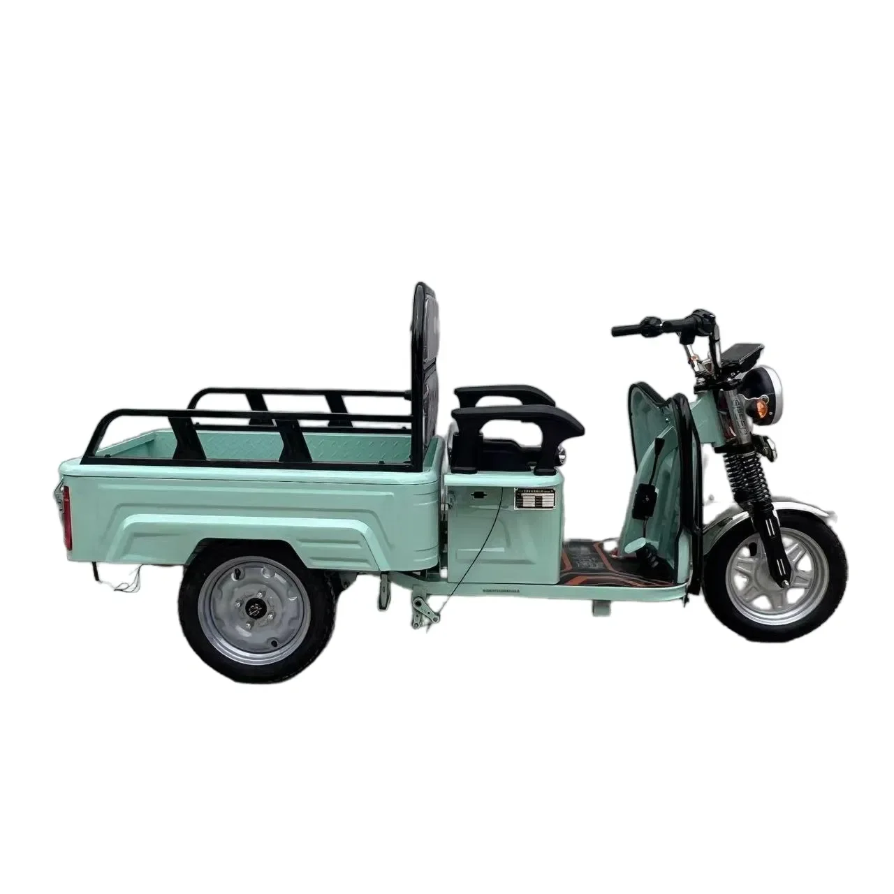 Electric Tricycle for Adults 500 Watt Bicycle Trailer 3-Wheel Open Body for Cargo & Passenger Use Adult Freight Electric Bicycle