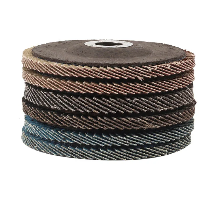 p60 Coated abrasive stainless steel sanding abrasive flap disc