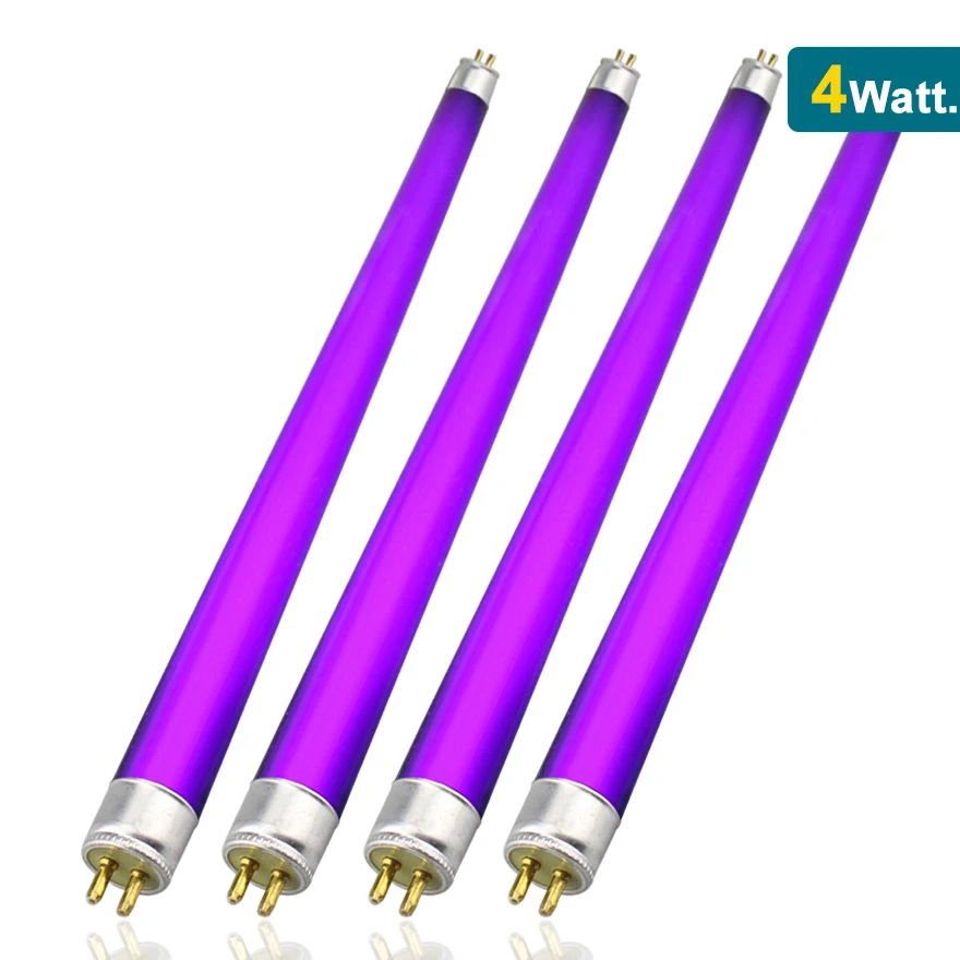 Greeden 135mm F4T5 4W BLB UV wave 365nm Purple lamp ultraviolet violet black light tube for money checking with CE ROHS