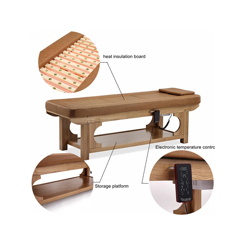 Professional manufacturing of portable whole body massage bed hydrotherapy electric heating moxibustion bed massage bed