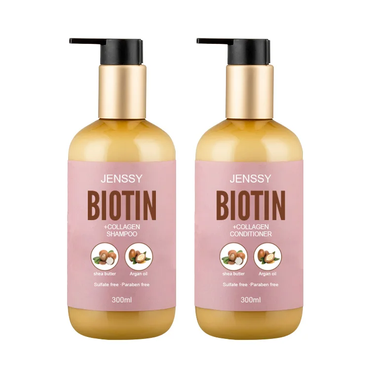 Private label sulfate free hair regrowth for women anti hair loss keratin argan oil biotin mask conditioner hair growth shampoo