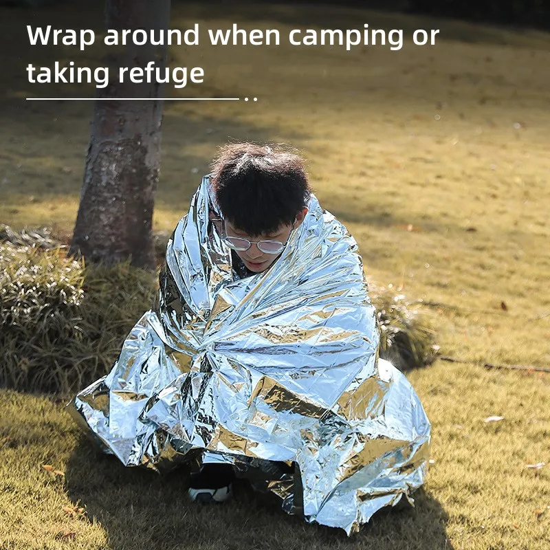 Firstime Customized Emergency Survival Shelter 2 Person Emergency Tent Lightweight Compact Rescue Shelter PE Foil Survival Tent