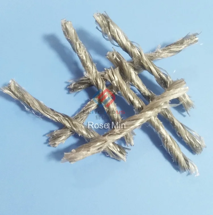  Полипропиленовое скрученное волокно для усиления бетона