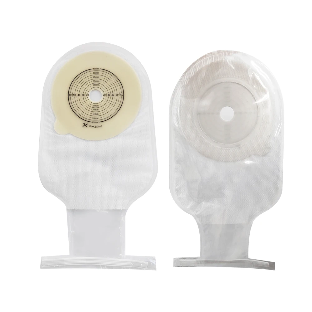 Disposable Colostomia Stoma Fecal Collection Bag Bolsas De Ostomia with activated charcoal