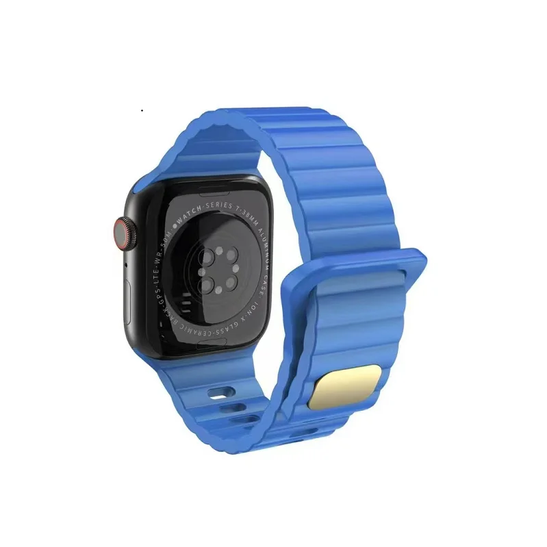 2022 new design a Set of Watch Strap and Screen Protector Suitable for iWatch 38mm 42mm 44mm Silicone Watch Band Accessories