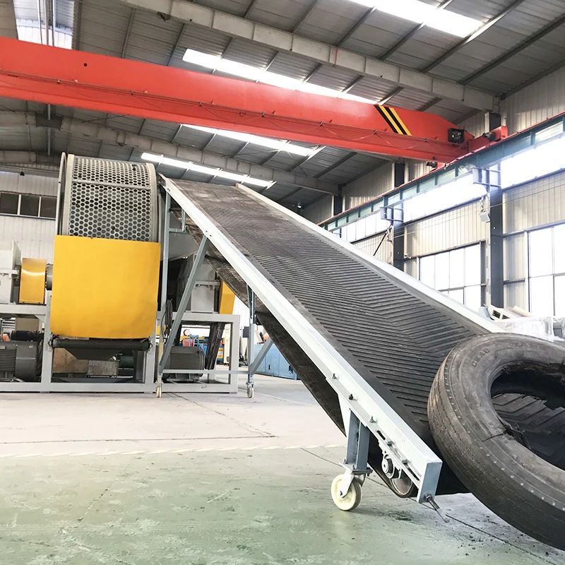 YIHAN Factory Price Double Shaft Plastic Shredder Scrap Metal Steel Shredder Machine For Recycling Waste Metal Iron Sheet