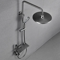 High Quality Shower Column Black Thermostatic Wall  Bathroom Shower