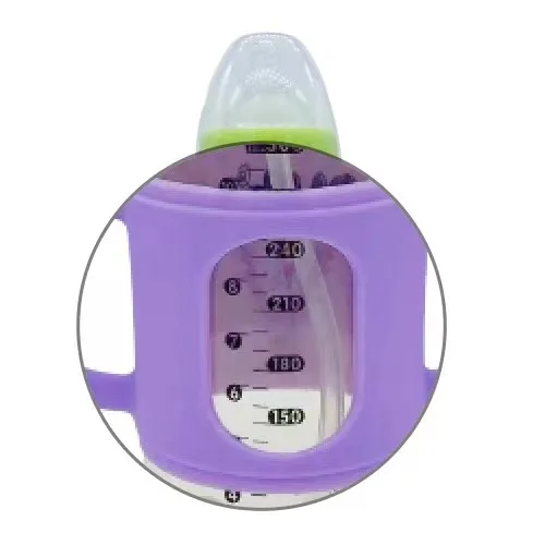 OEM Food Grade  Baby silicone bottle handle Feeding Bottle Handles for Pigeon