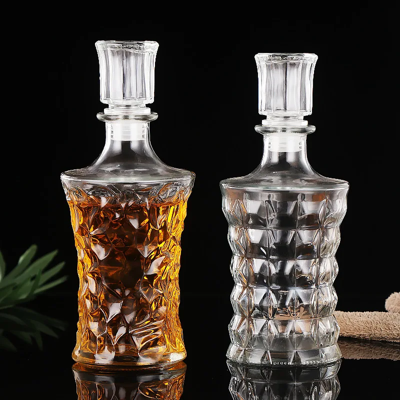 Wine Bottle Plug Cork Stopper Chock for 500ml Crystal Glass Cover Customized Logo Beverage