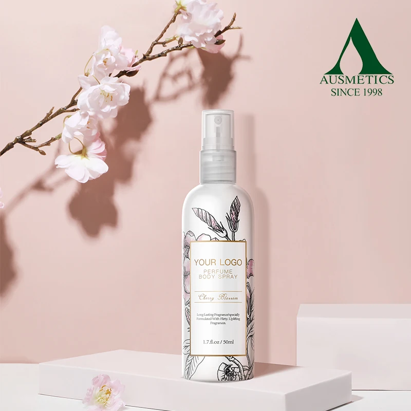 Hot pink long-lasting body spray mist perfumed body mist