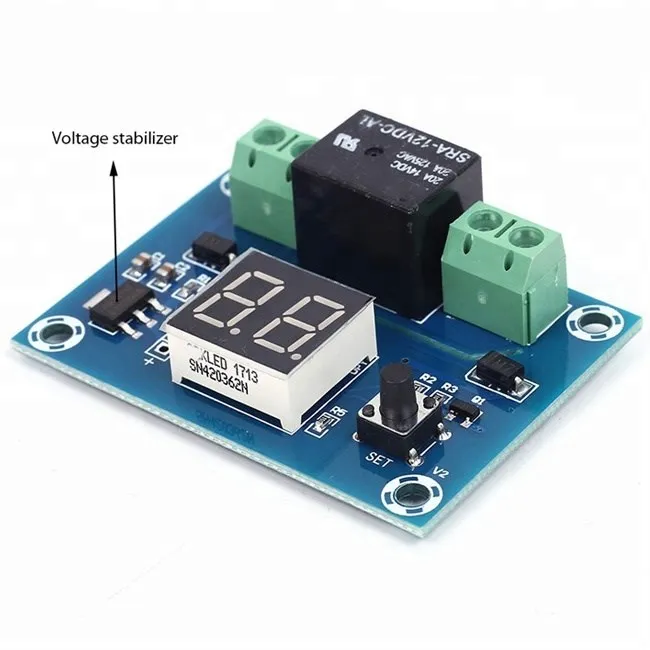 XH-M662 DC12V Digital Timer Switch Countdown Timer Module Precise 5-60min or 1-24hours Automatic Controller