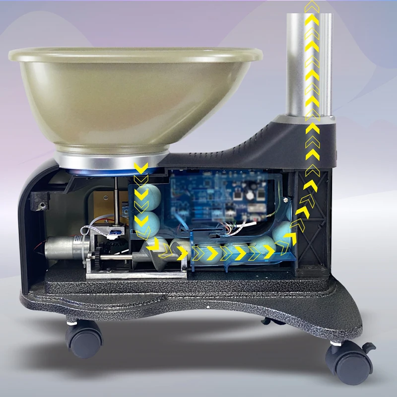 Intelligent Table Tennis Robot Training Shooting Pingpong Machine Automatic Table Tennis Q7 Robot with Net