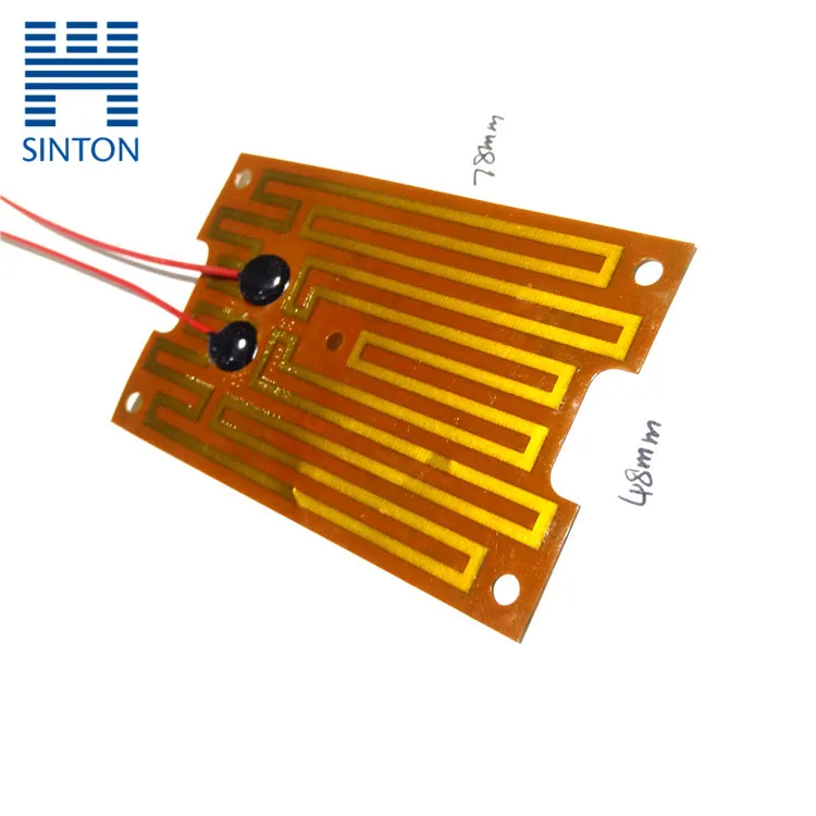  Полиимидный нагреватель 170*130 мм 12 В/50 Вт нагревательная пленка с NTC термостатом 60C провод