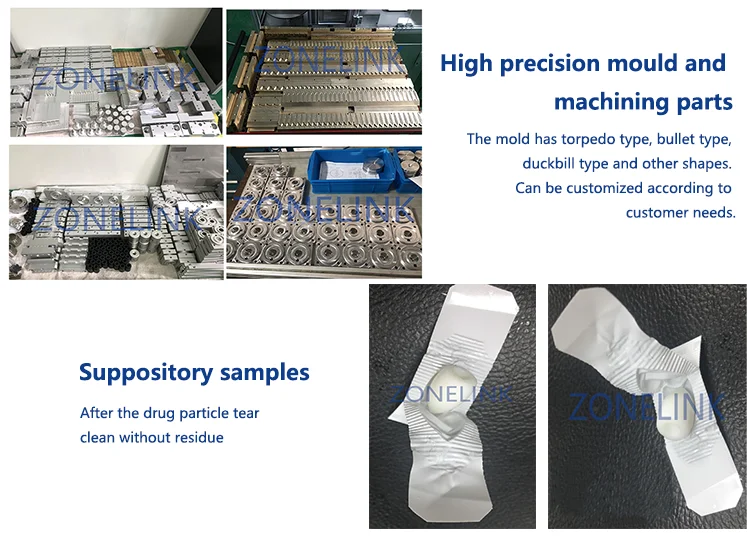 GMP automatic boris acid production line promotes vaginal health boric life suppository filling machine with CE