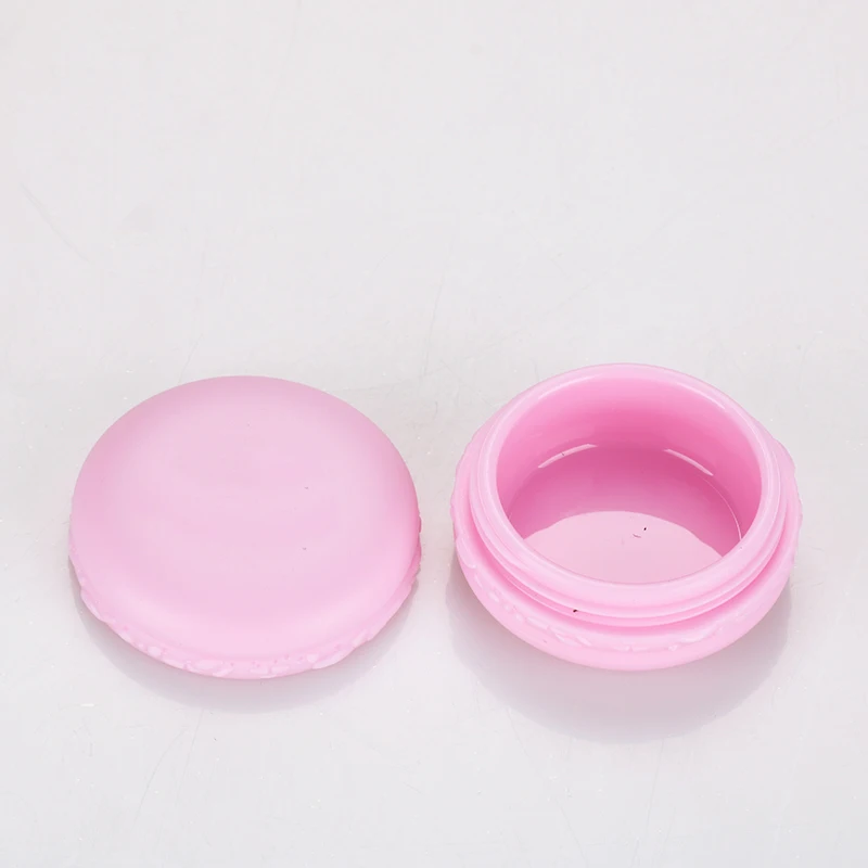 12ml lovely pink empty glass bottles wholesale glue plastic gel nail jar