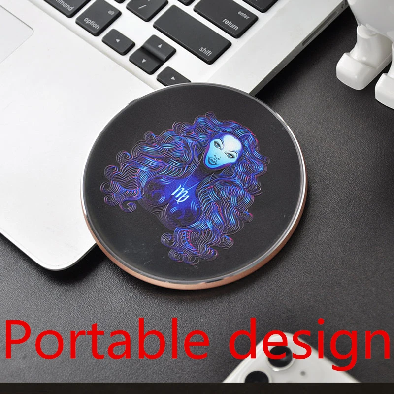 2022 fashion quick portable wireless phone charger for table