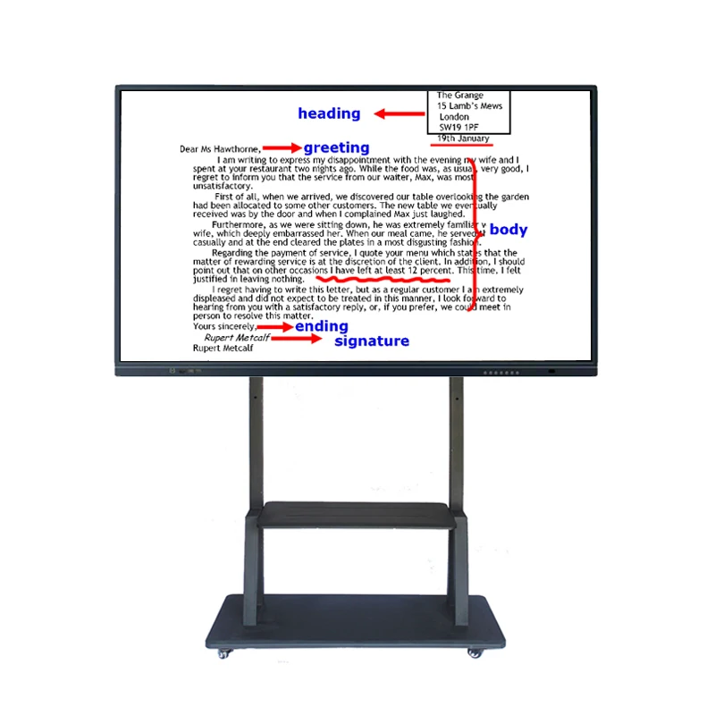65 inch optical interactive whiteboard cheap interactive touch screen panel writing white board